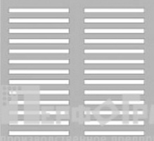Оцинкованный перфорированный лист 0,55x1000x2000 Lge